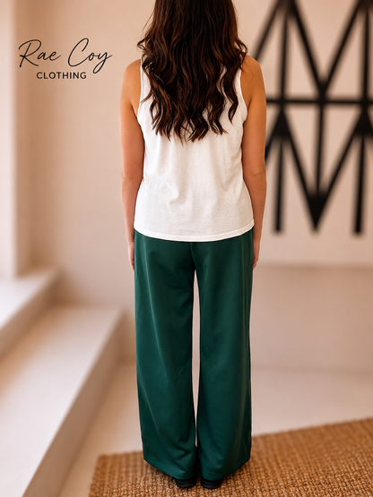 Green 90s Track Day Pants