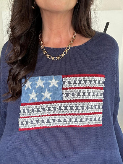 USA Flag Lightweight Sweater