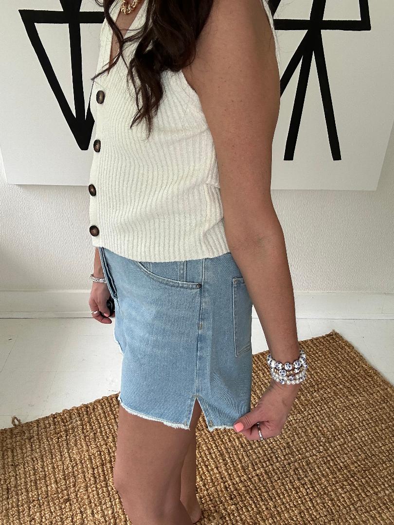 Cotton Denim Shorts final sale