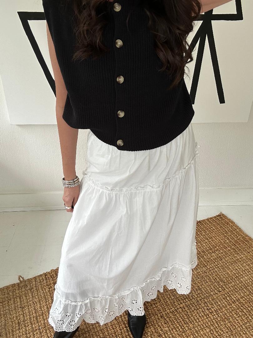 White Eyelet Skirt
